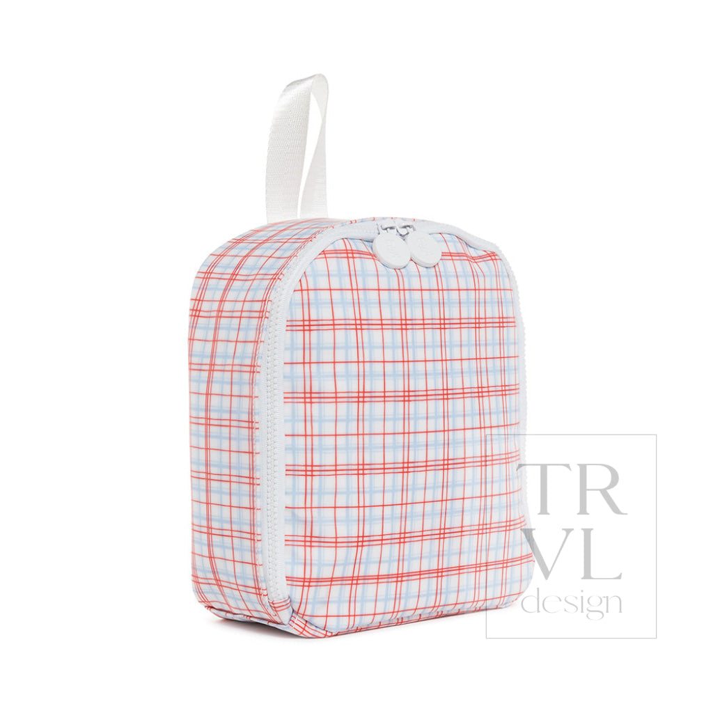 Bring It Lunch Bag - Classic Plaid Red