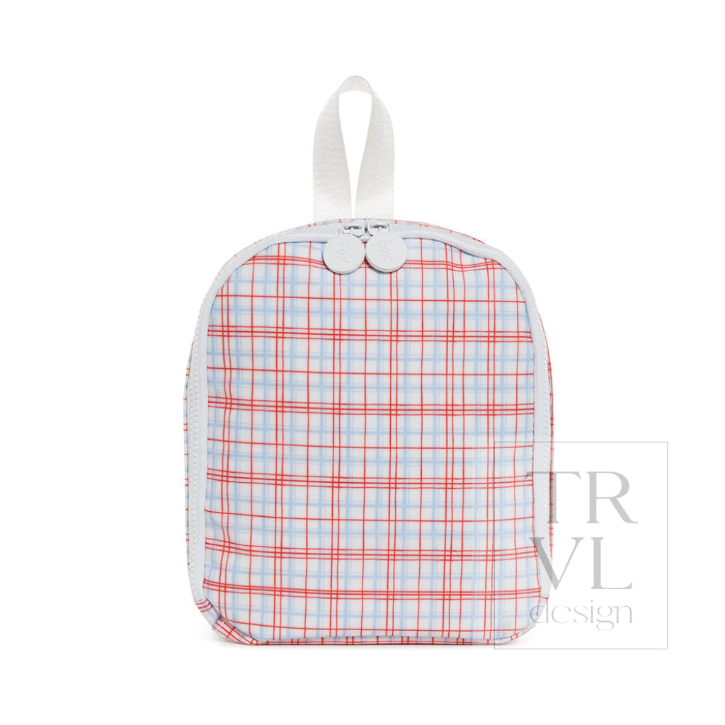 Bring It Lunch Bag - Classic Plaid Red