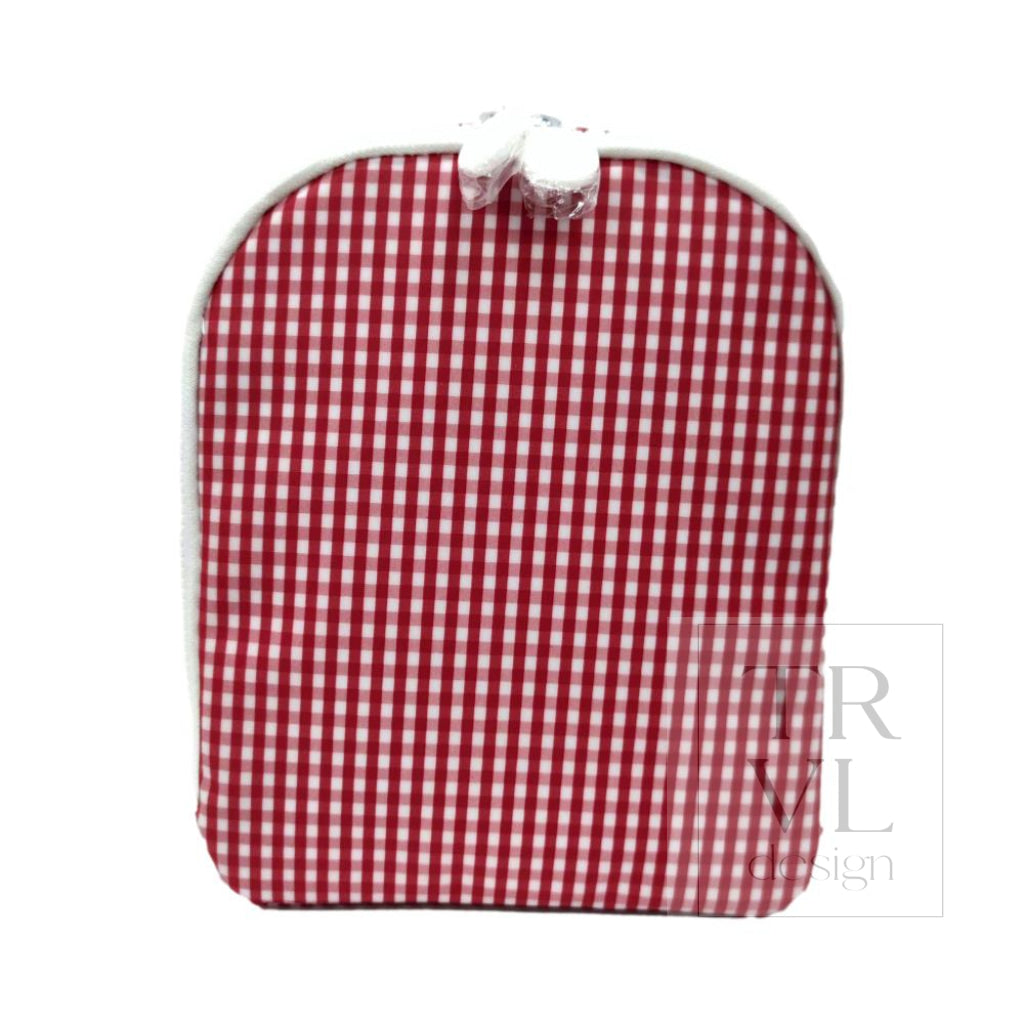 BRING IT Lunch Bag - GINGHAM RED