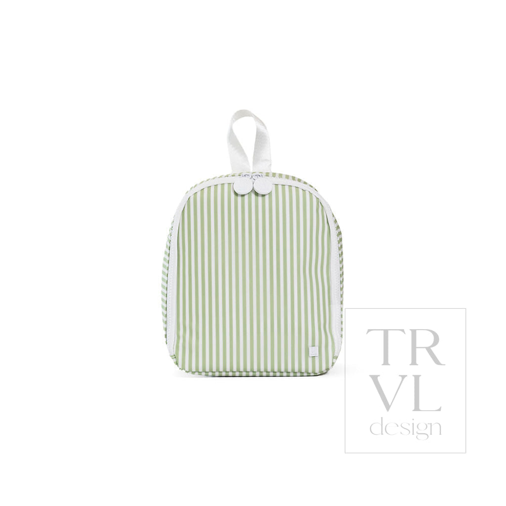 BRING IT Lunch Bag - PIMLICO STRIPE SAGE - Lunch Bags