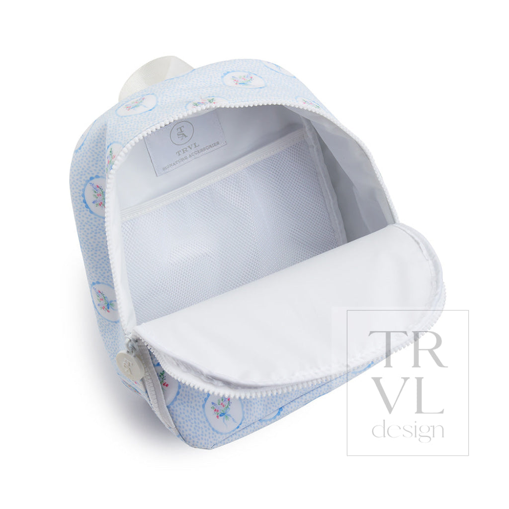 BRING IT Lunch Bag - RIBBON FLORAL BLUE - Lunch Bags