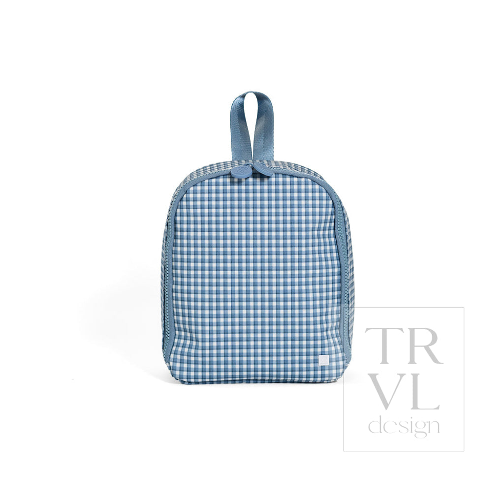 BRING IT Lunch Bag - RODEO CHECK INDIGO - Lunch Bags
