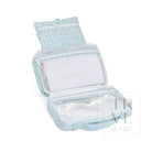 BUNDLE UP 2 Hanging Toiletry Bag - PETITE FLEUR BLUE - Cosmetic & Toiletry Bags