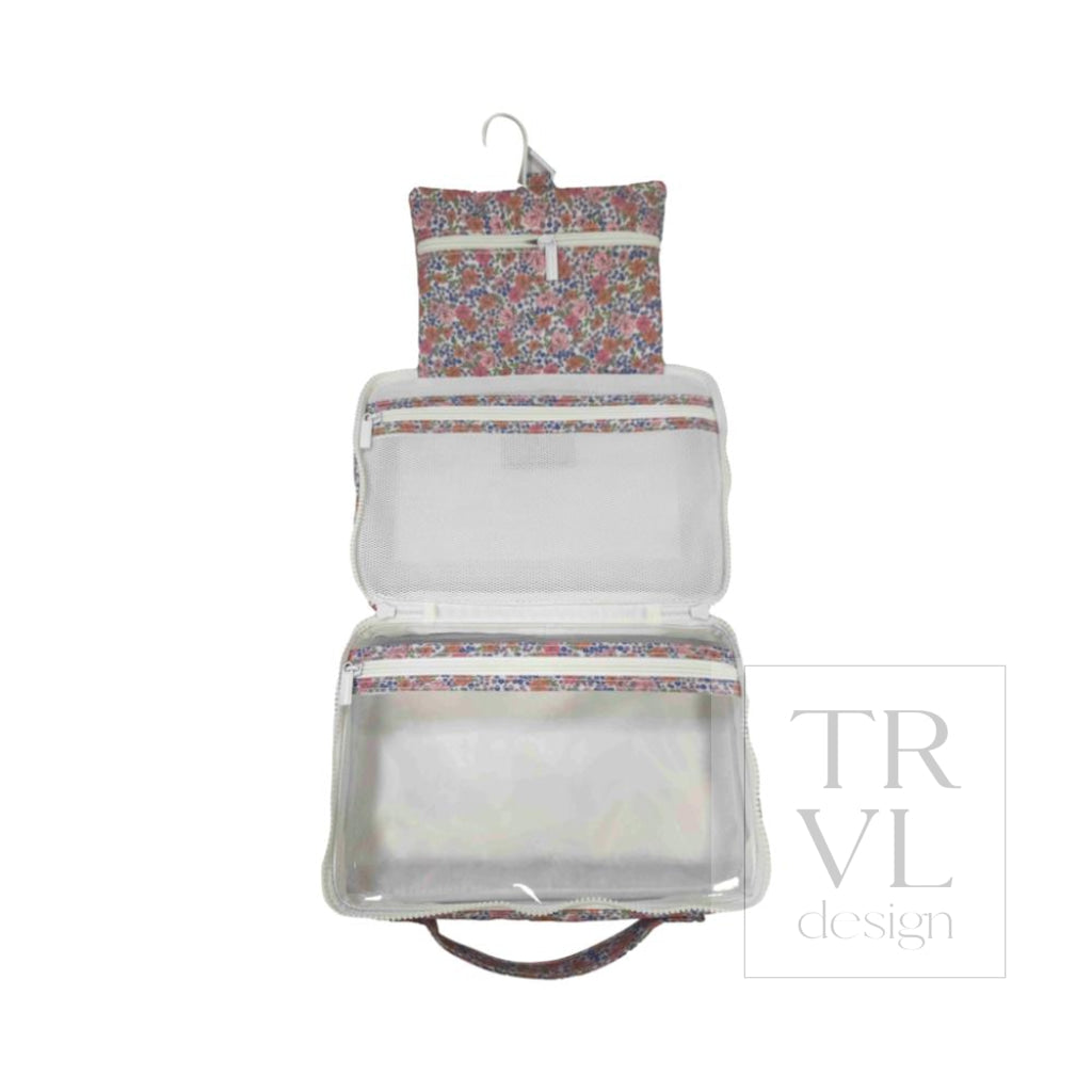 BUNDLE UP2 Hanging Toiletry Bag - GARDEN FLORAL