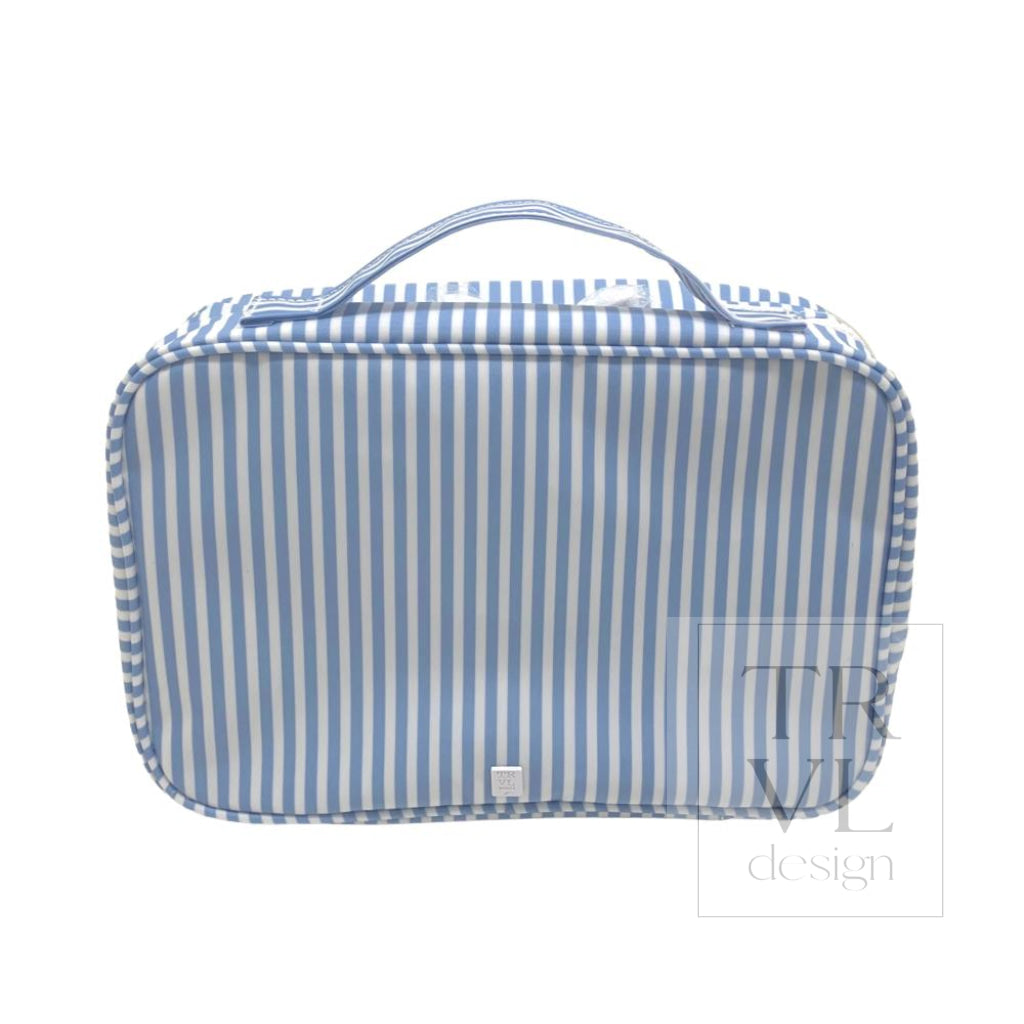BUNDLE UP2 Hanging Toiletry Bag - PIMLICO STRIPE CHAMBRAY - Cosmetic & Toiletry Bags