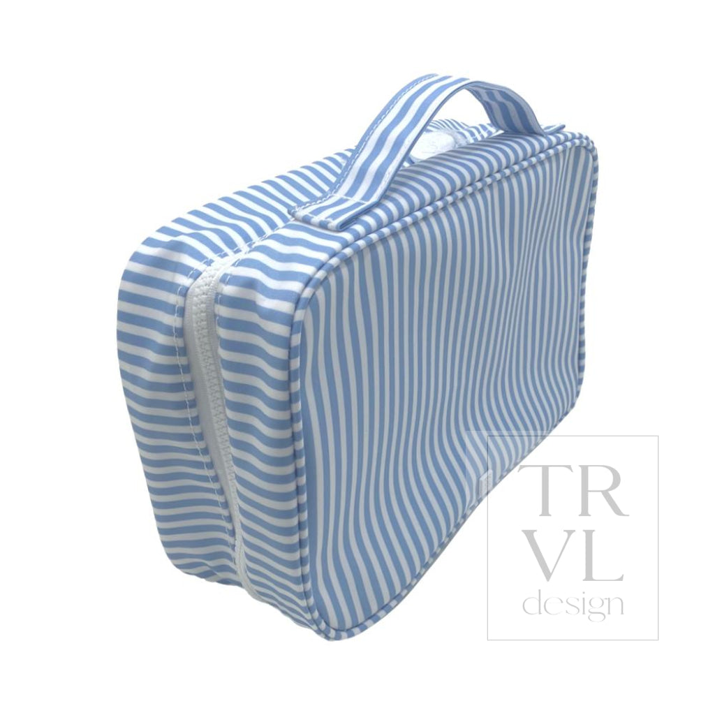 BUNDLE UP2 Hanging Toiletry Bag - PIMLICO STRIPE CHAMBRAY - Cosmetic & Toiletry Bags