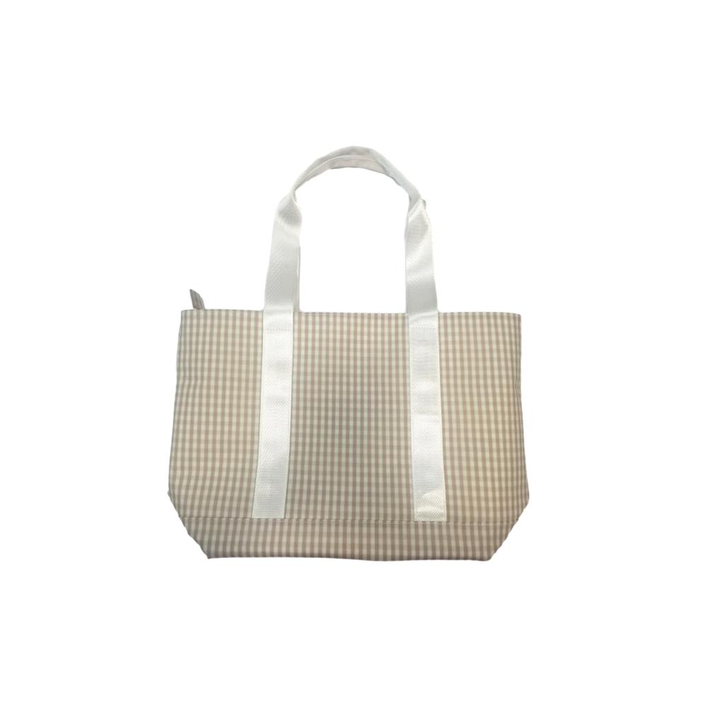 CLASSIC TOTE - GINGHAM KHAKI