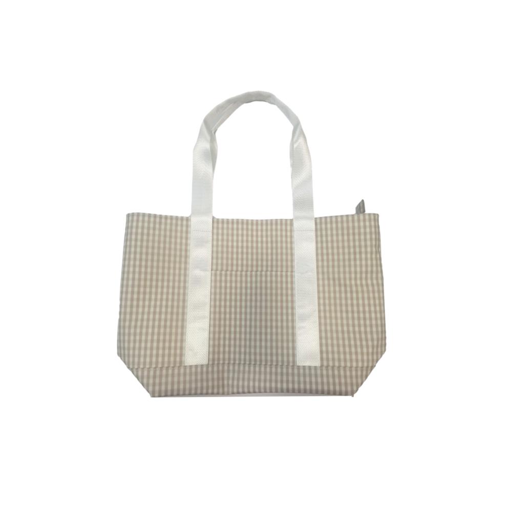 CLASSIC TOTE - GINGHAM KHAKI