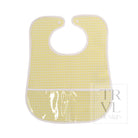 CLEAN UP BIB - GINGHAM BUTTERCUP *2 PC PRE-PACK - Bibs