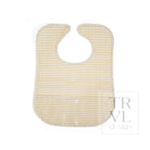 CLEAN UP BIB - GINGHAM KHAKI 3 *2 PC PRE-PACK - Bibs