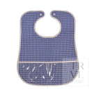CLEAN UP BIB - GINGHAM ROYAL *2 PC PRE-PACK - Bibs