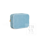 COASTAL STRAW XL GLAM - SURF - Cosmetic & Toiletry Bags