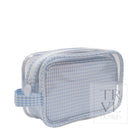 DUO GINGHAM CLEAR - GINGHAM MIST - Cosmetic & Toiletry Bags