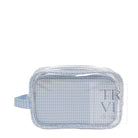 DUO GINGHAM CLEAR - GINGHAM MIST - Cosmetic & Toiletry Bags