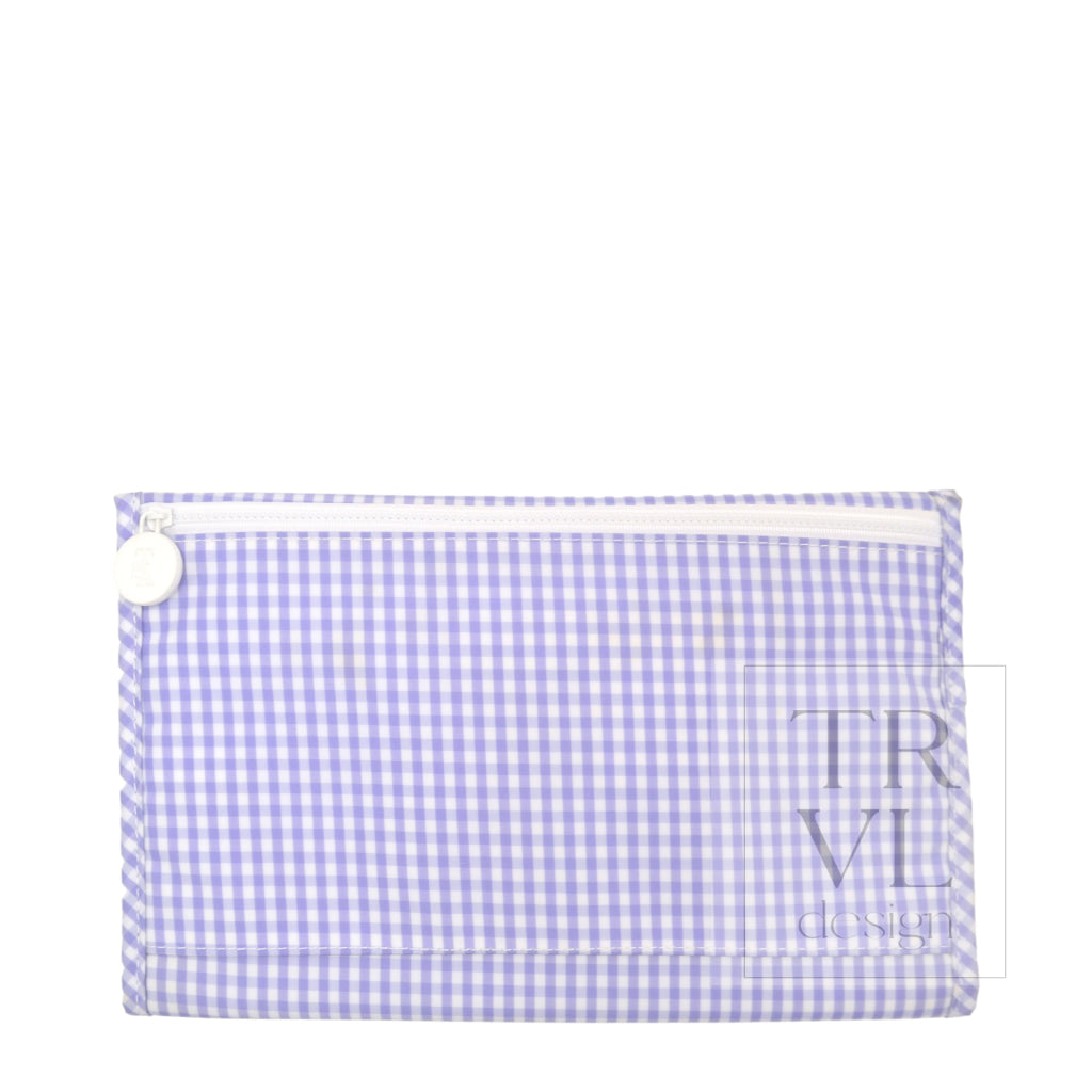GAME CHANGER PAD - GINGHAM LILAC - Changing Mats