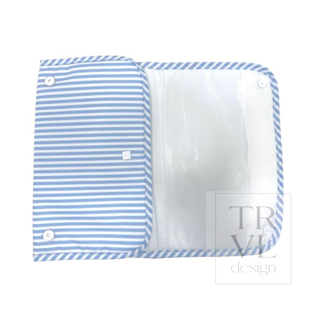 GAME CHANGER PAD - PIMLICO STRIPE CHAMBRAY - Changing Mats