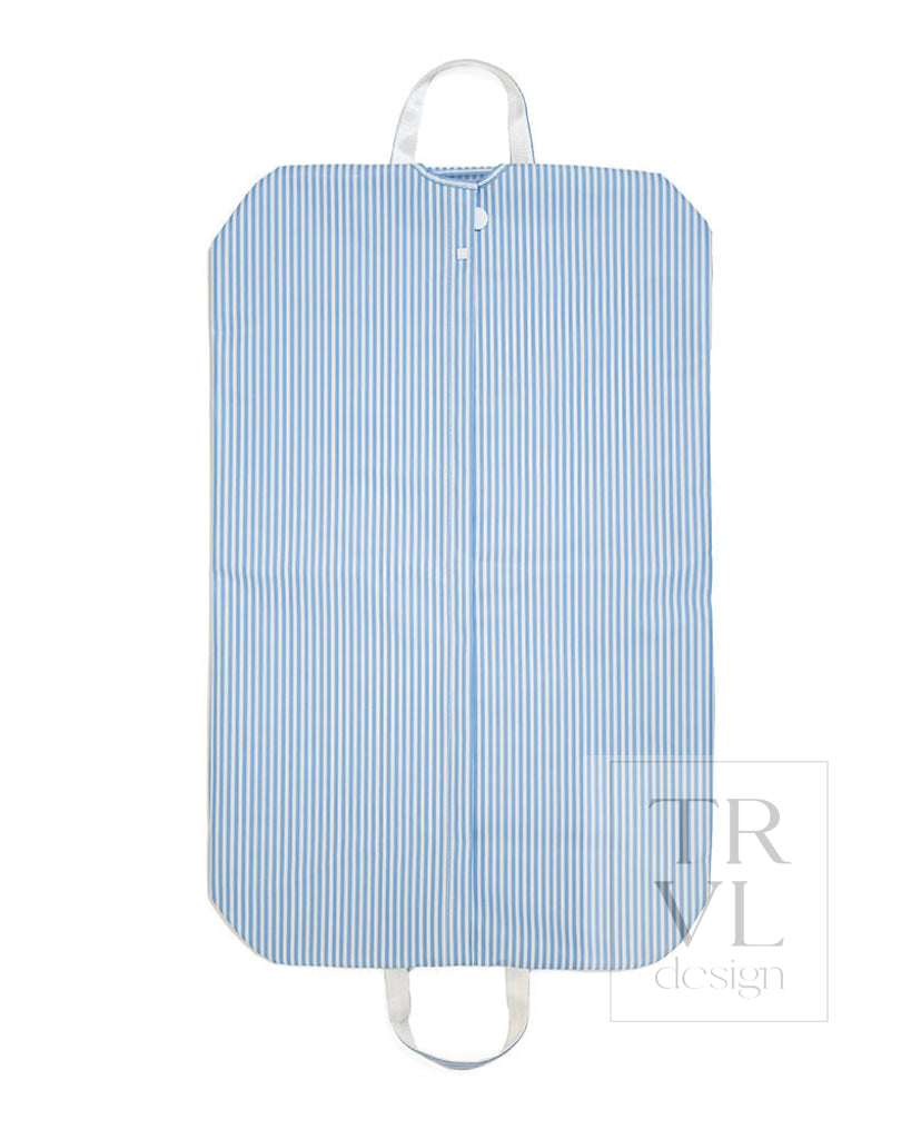 GARMENT BAG - PIMLICO STRIPE CHAMBRAY - Garment Bags