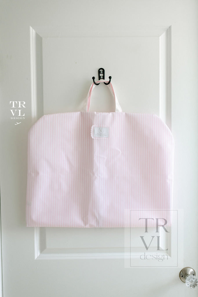 Garment Bag - Pimlico Stripe Pink *New! *In Stock