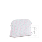 Goodie Cosmetic Bag - Ribbon Floral Pink Cosmetic & Toiletry Bags