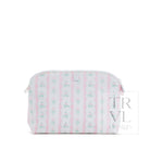 Goodie Cosmetic Bag - Ribbon Floral Pink Cosmetic & Toiletry Bags