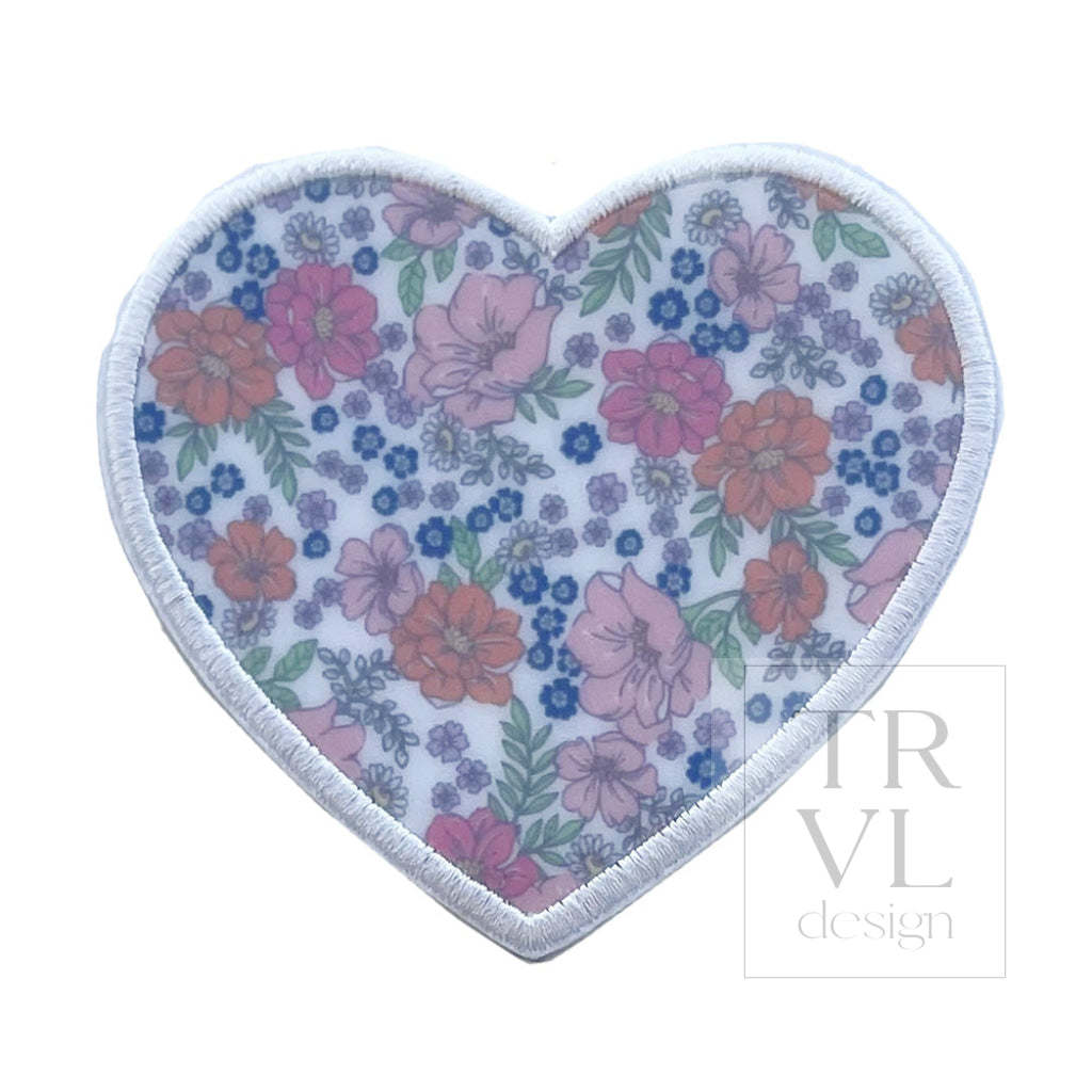 Heart Appliqué *2 Pc Pre - Pack* Garden Floral