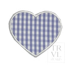 Heart Appliqué *2 Pc Pre - Pack* Gingham Lilac