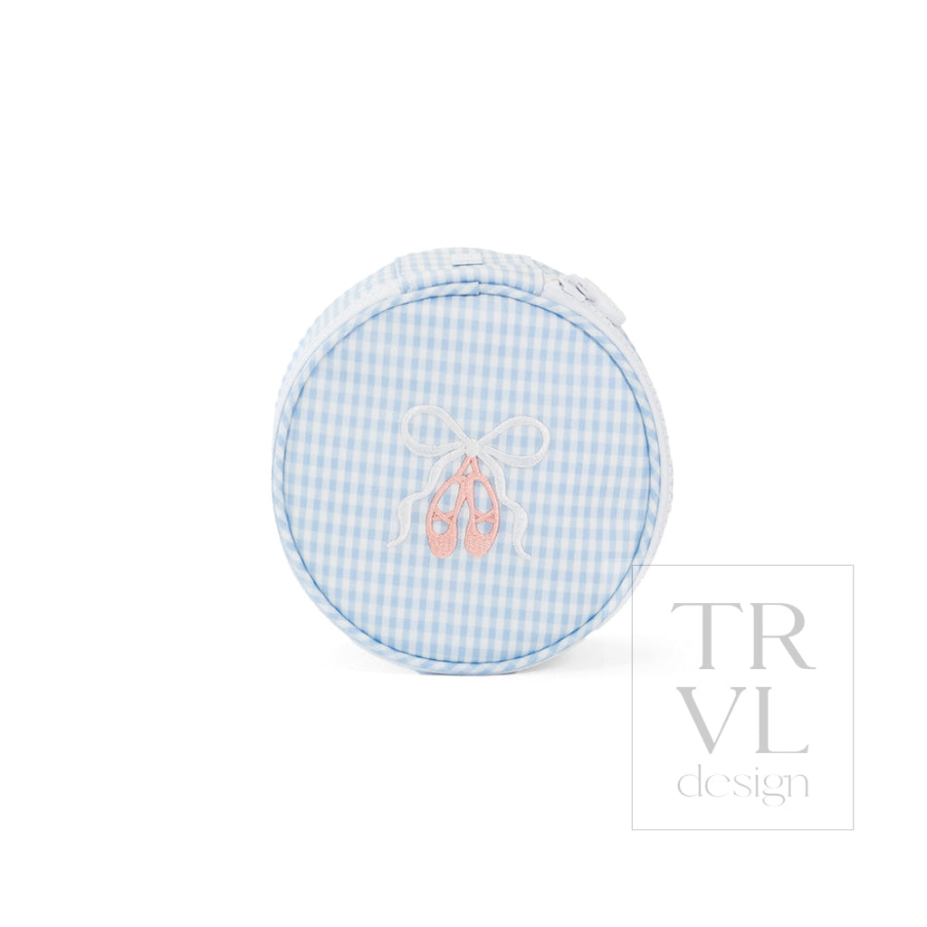JEWEL ROUND CASE - BALLET MIST - Jewelry Holders