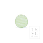 JEWEL ROUND CASE - GINGHAM LEAF - Jewelry Holders
