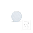 JEWEL ROUND CASE - PIMLICO STRIPE BLUE - Jewelry Holders
