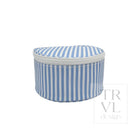 JEWEL ROUND CASE - PIMLICO STRIPE CHAMBRAY - Jewelry Holders