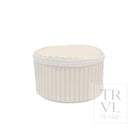 JEWEL ROUND CASE - PIMLICO STRIPE SAND - Jewelry Holders