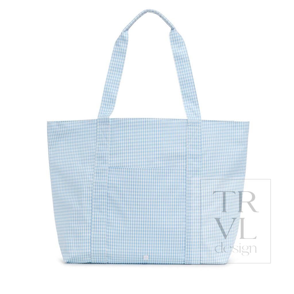 JUMBO TOTE - X-Large Tote GINGHAM MIST - Tote Bags
