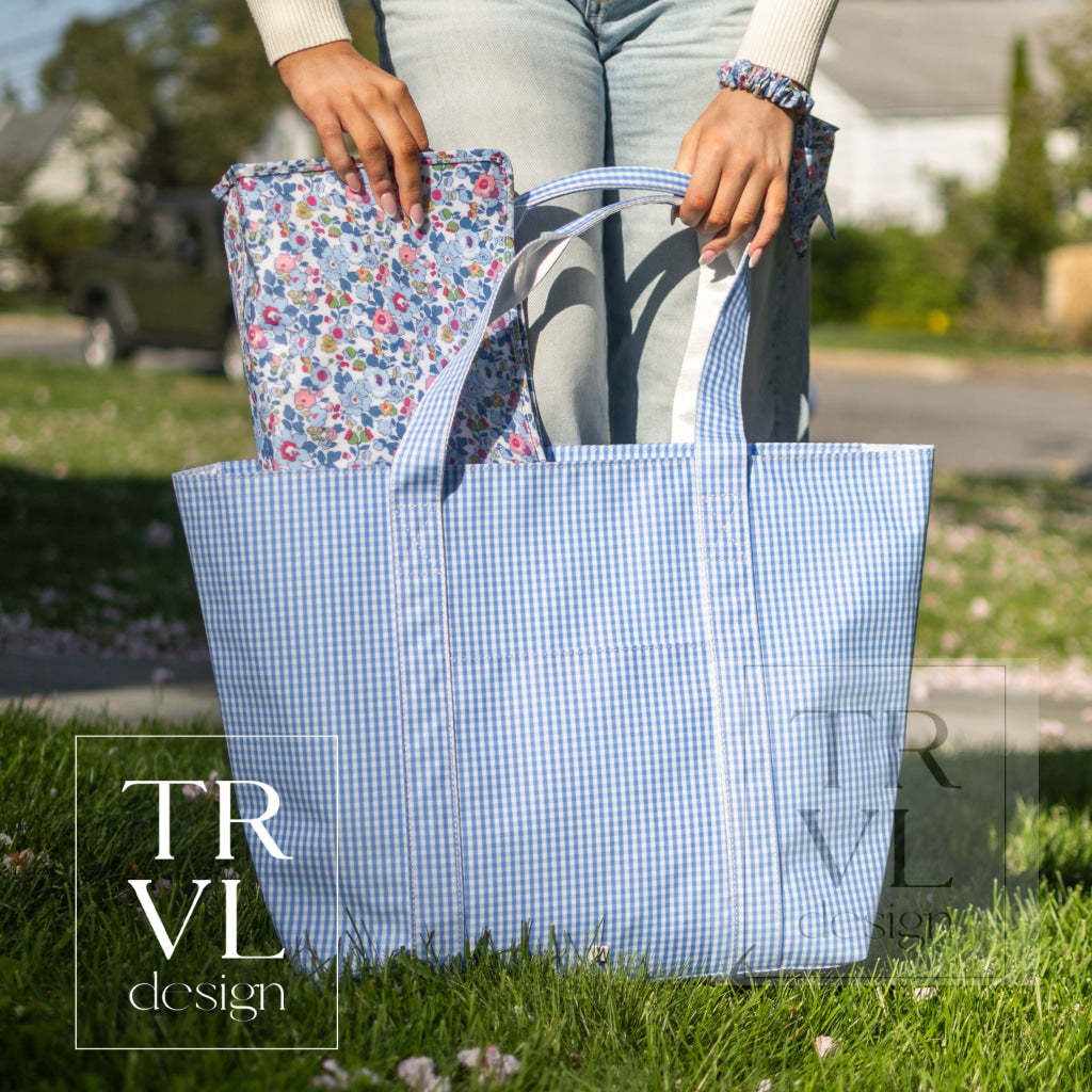 JUMBO TOTE - X-Large Tote GINGHAM SKY - Tote Bags