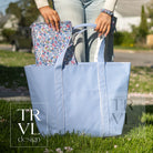 JUMBO TOTE - X-Large Tote GINGHAM SKY - Tote Bags
