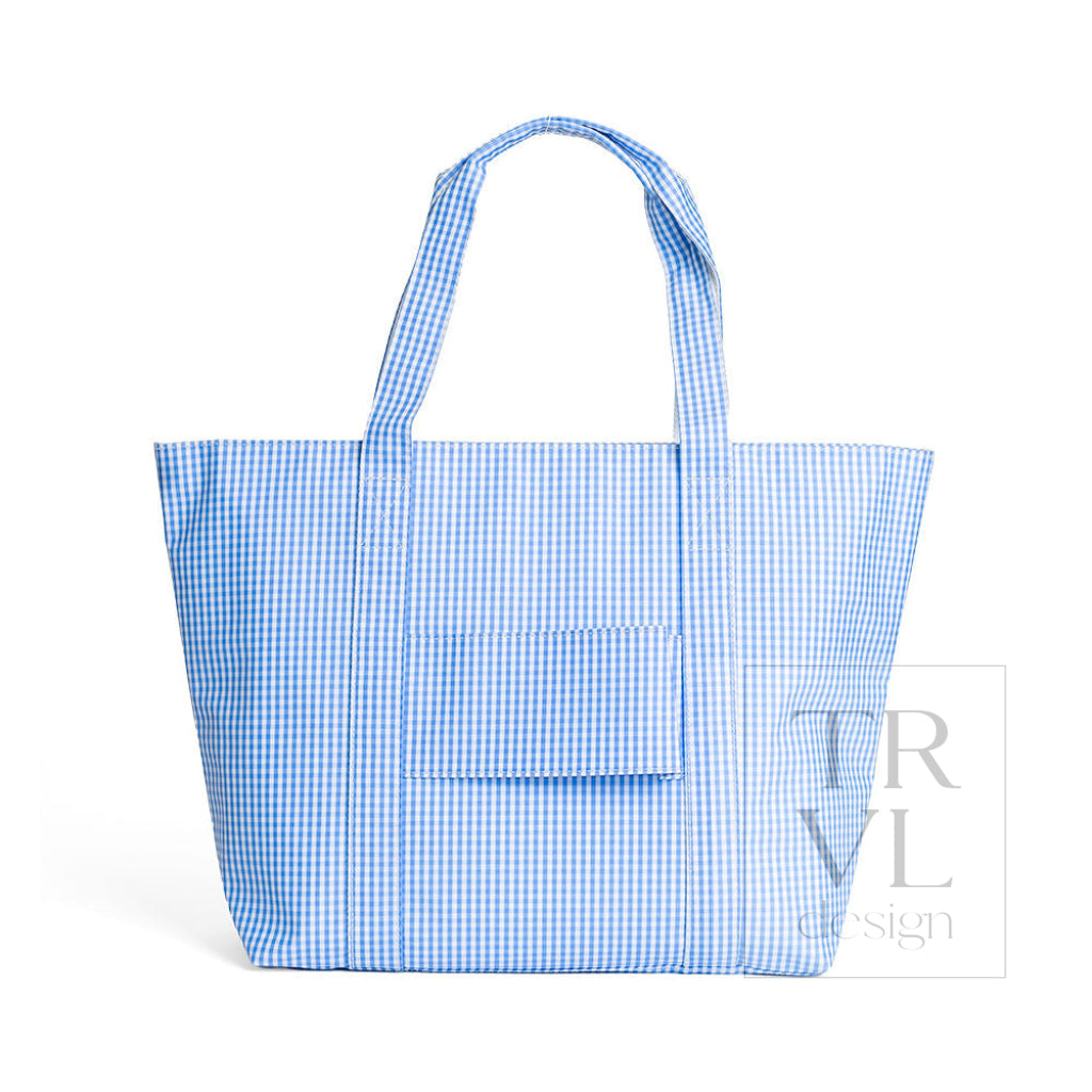 JUMBO TOTE - X-Large Tote GINGHAM SKY - Tote Bags