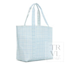 JUMBO TOTE - X-Large Tote PIMLICO PLAID BLUE - Tote Bags