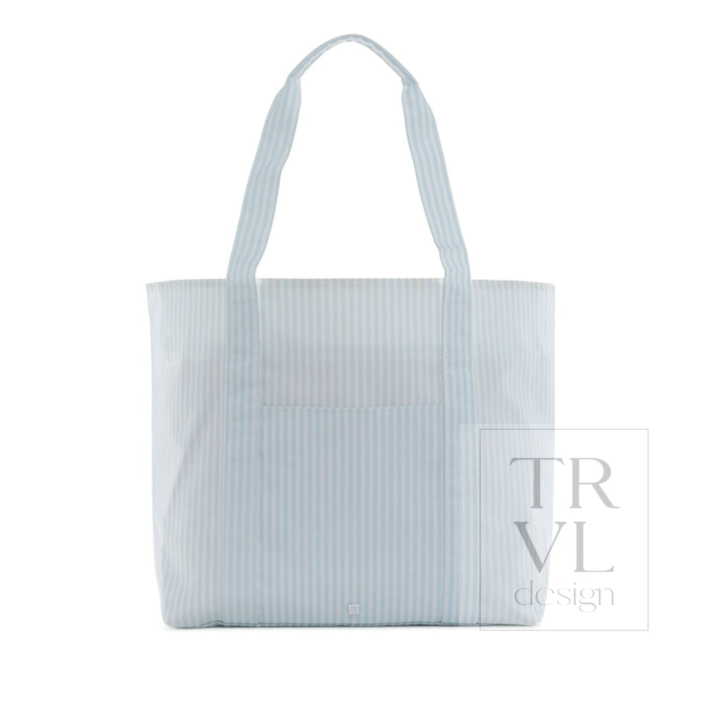 JUMBO TOTE - X-Large Tote PIMLICO STRIPE BLUE - Tote Bags