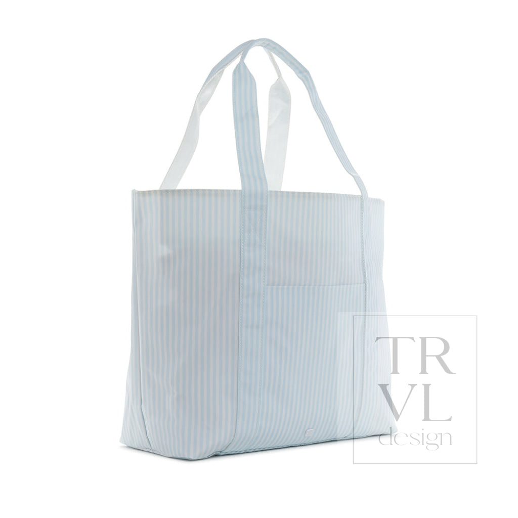 JUMBO TOTE - X-Large Tote PIMLICO STRIPE BLUE - Tote Bags