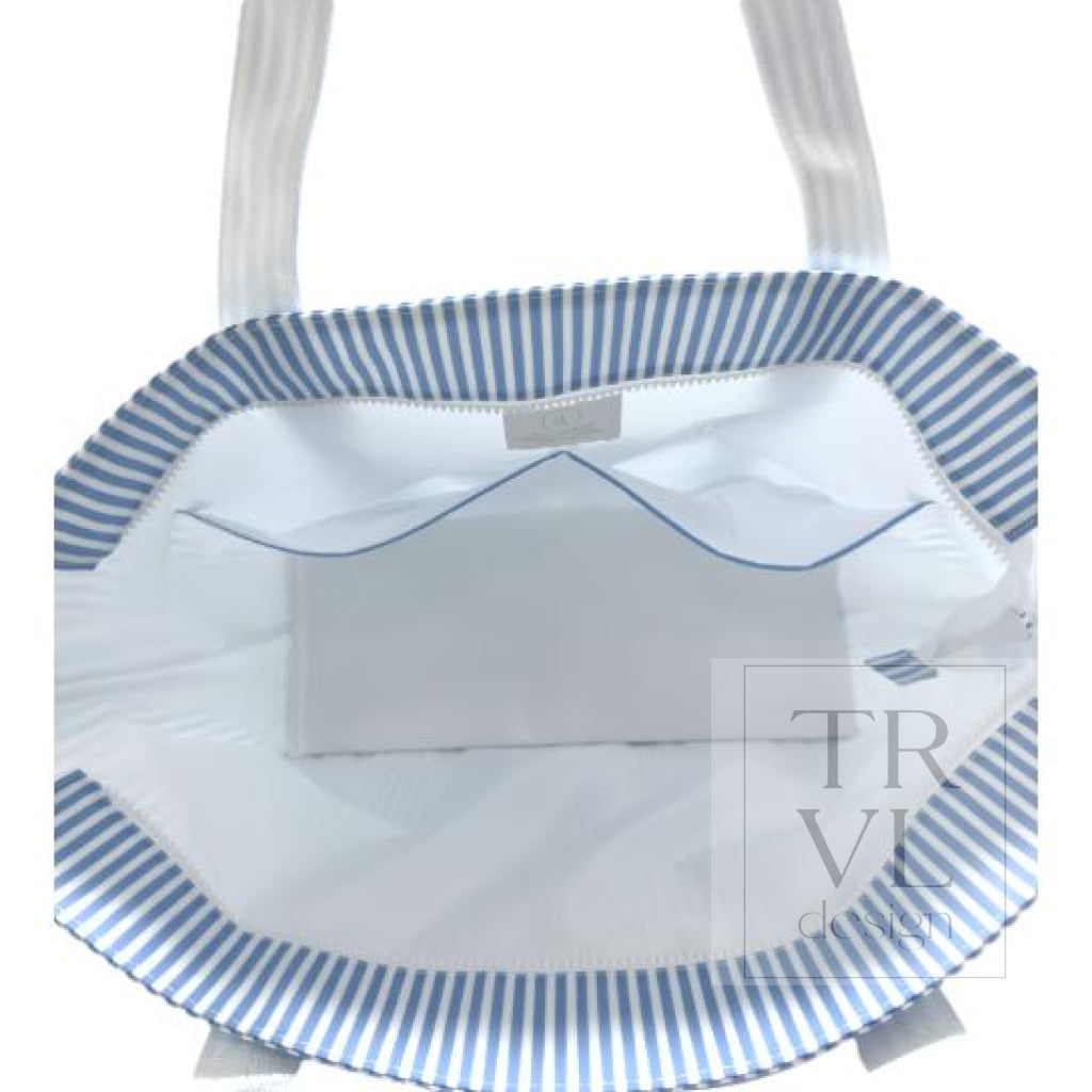 JUMBO TOTE - X-Large Tote PIMLICO STRIPE CHAMBRAY - Tote Bags