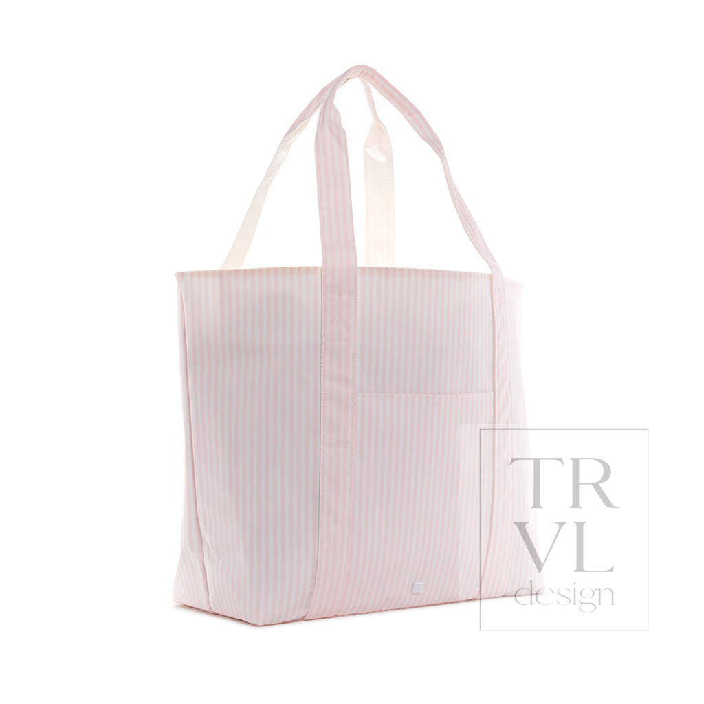 JUMBO TOTE - X-Large Tote PIMLICO STRIPE PINK - Tote Bags
