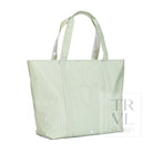 JUMBO TOTE - X-Large Tote PIMLICO STRIPE SAGE - Tote Bags