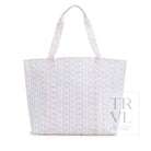 JUMBO TOTE - X-Large Tote RIBBON FLORAL PINK - Tote Bags