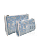LATTICE BUNDLE SET - SEASPRAY CLEAR - Cosmetic & Toiletry Bags