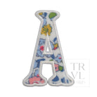 LETTER APPLIQUÉS - LARGE BRIDGEHAMPTON FLORAL *2 PC PRE-PACK* - Letter A - Decorative Stickers