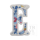LETTER APPLIQUÉS - LARGE BRIDGEHAMPTON FLORAL *2 PC PRE-PACK* - Letter E - Decorative Stickers
