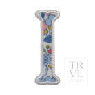 LETTER APPLIQUÉS - LARGE BRIDGEHAMPTON FLORAL *2 PC PRE-PACK* - Letter I - Decorative Stickers