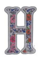 GARDEN FLORAL APPLIQUÉ LETTERS