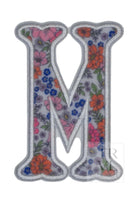 GARDEN FLORAL APPLIQUÉ LETTERS