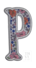 GARDEN FLORAL APPLIQUÉ LETTERS