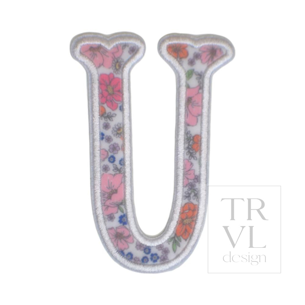 Garden Floral Appliqué Letters *2 Pc Pre-Pack*